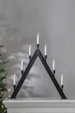 Sähkökynttelikkö Vind, korkeus 63 cm