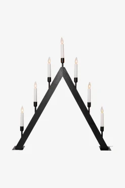 Sähkökynttelikkö Vind, korkeus 63 cm