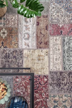Sileä matto Patchwork