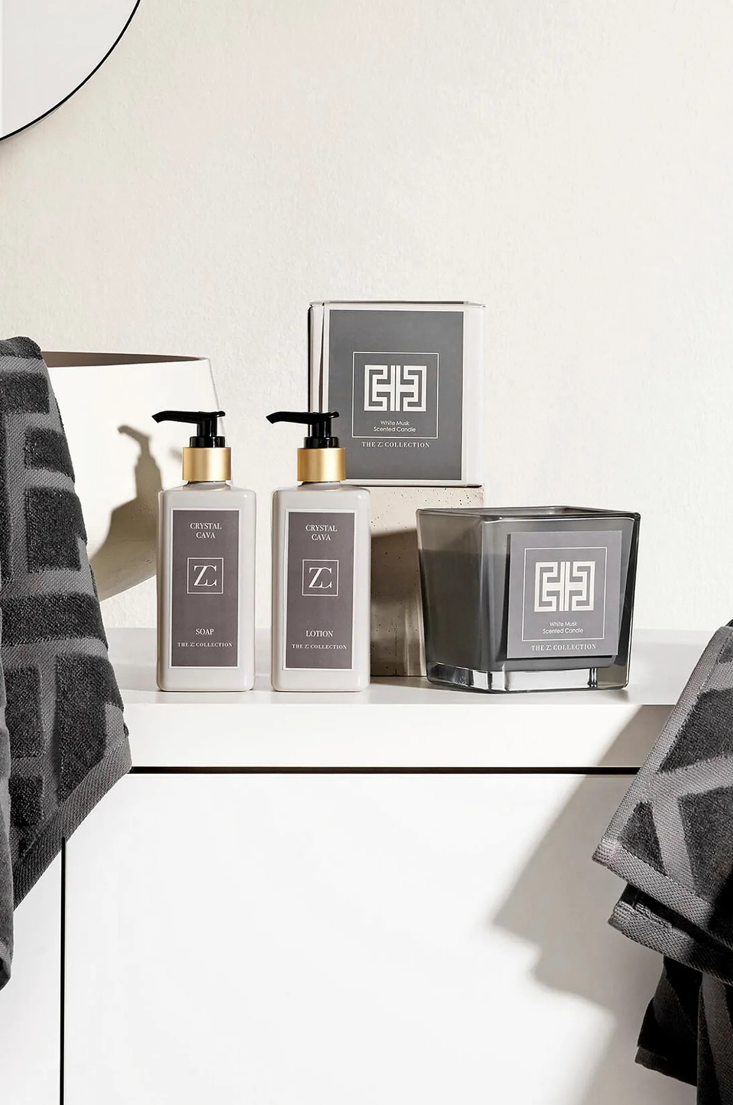 Soap and Lotion Crystal Cava, The Z Collection, 2/pakk.
