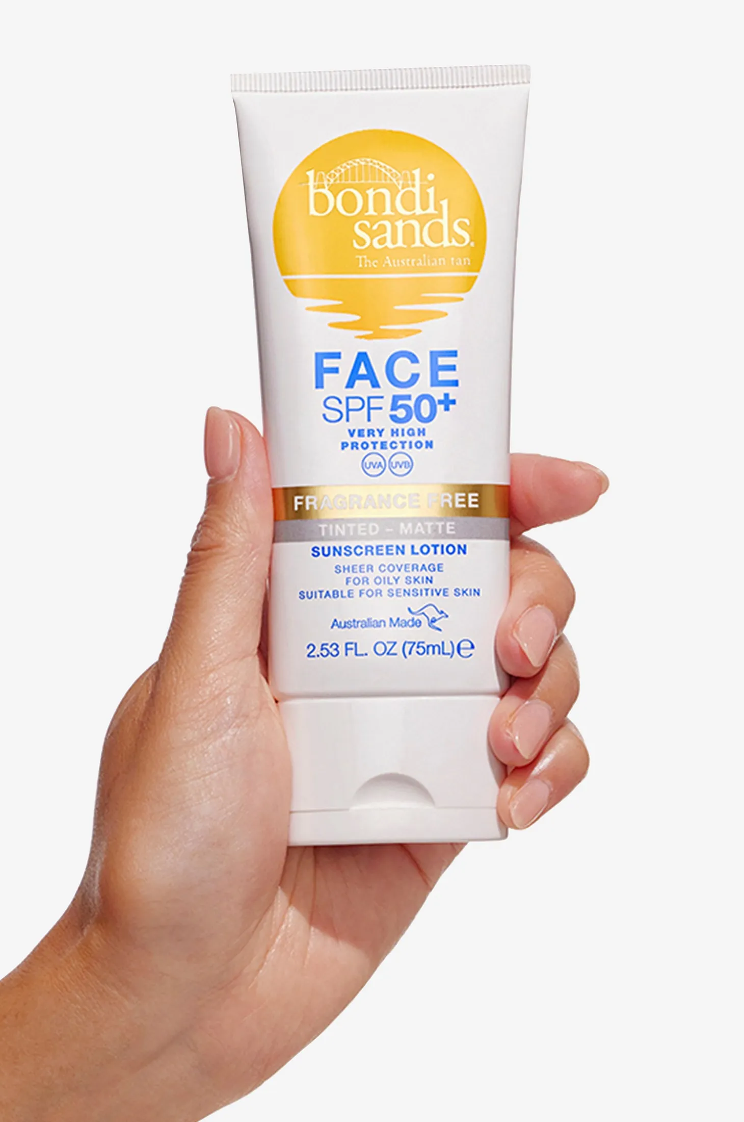 Spf 50+ Matte Tinted Face Lotion 75 ml