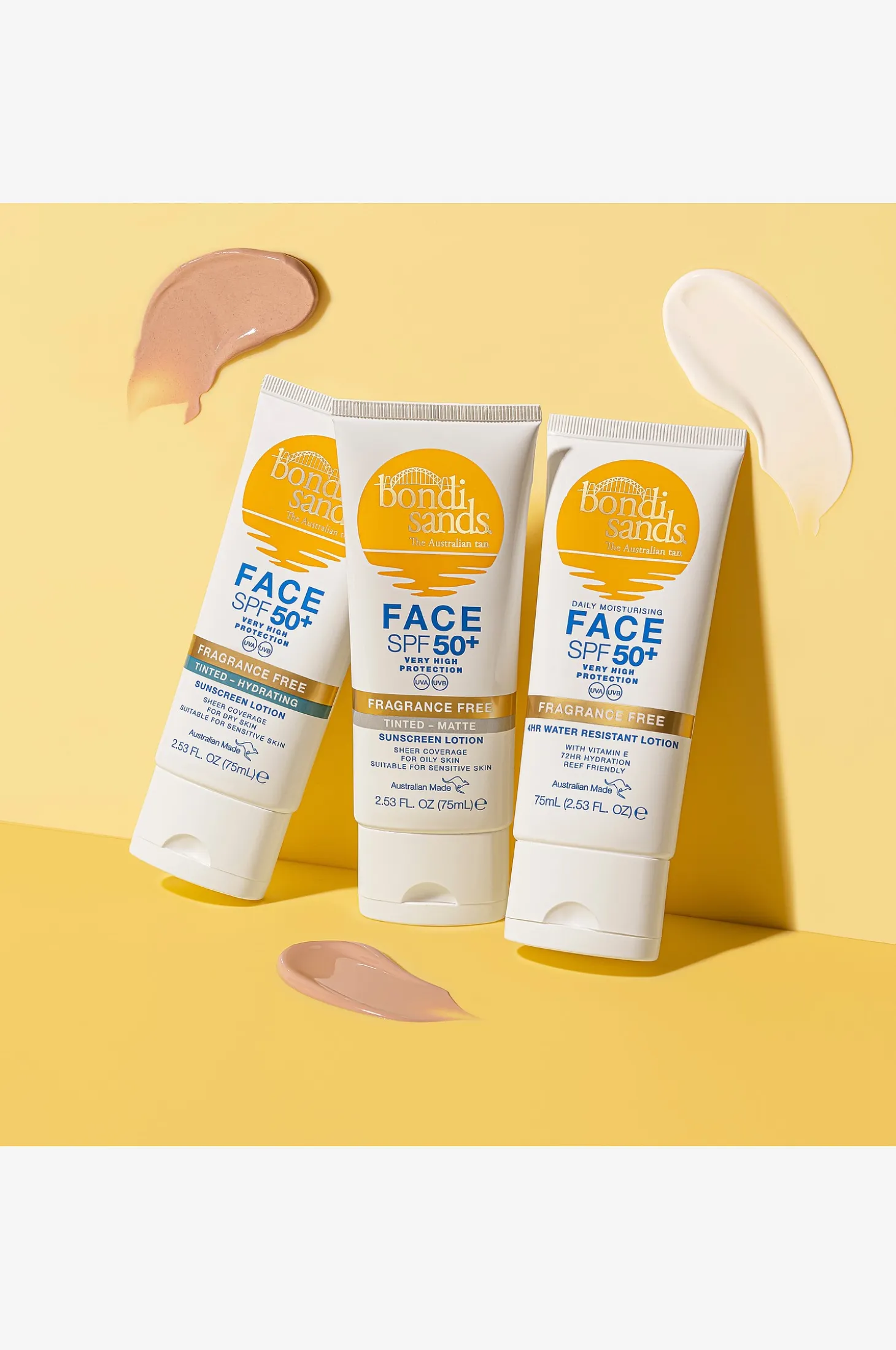 Spf 50+ Matte Tinted Face Lotion 75 ml