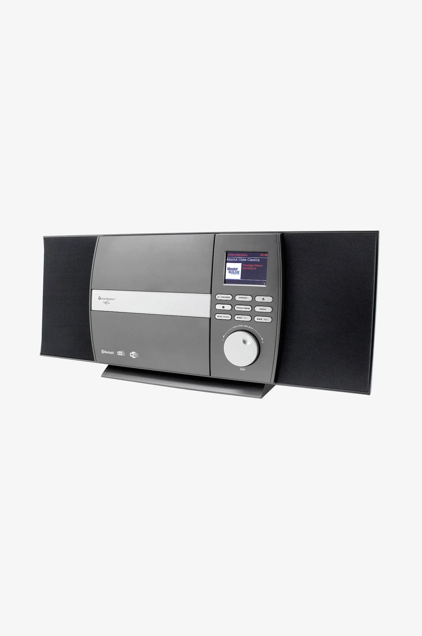 Stereo Internet/DAB+/FM-Radio/CD/Bluetooth
