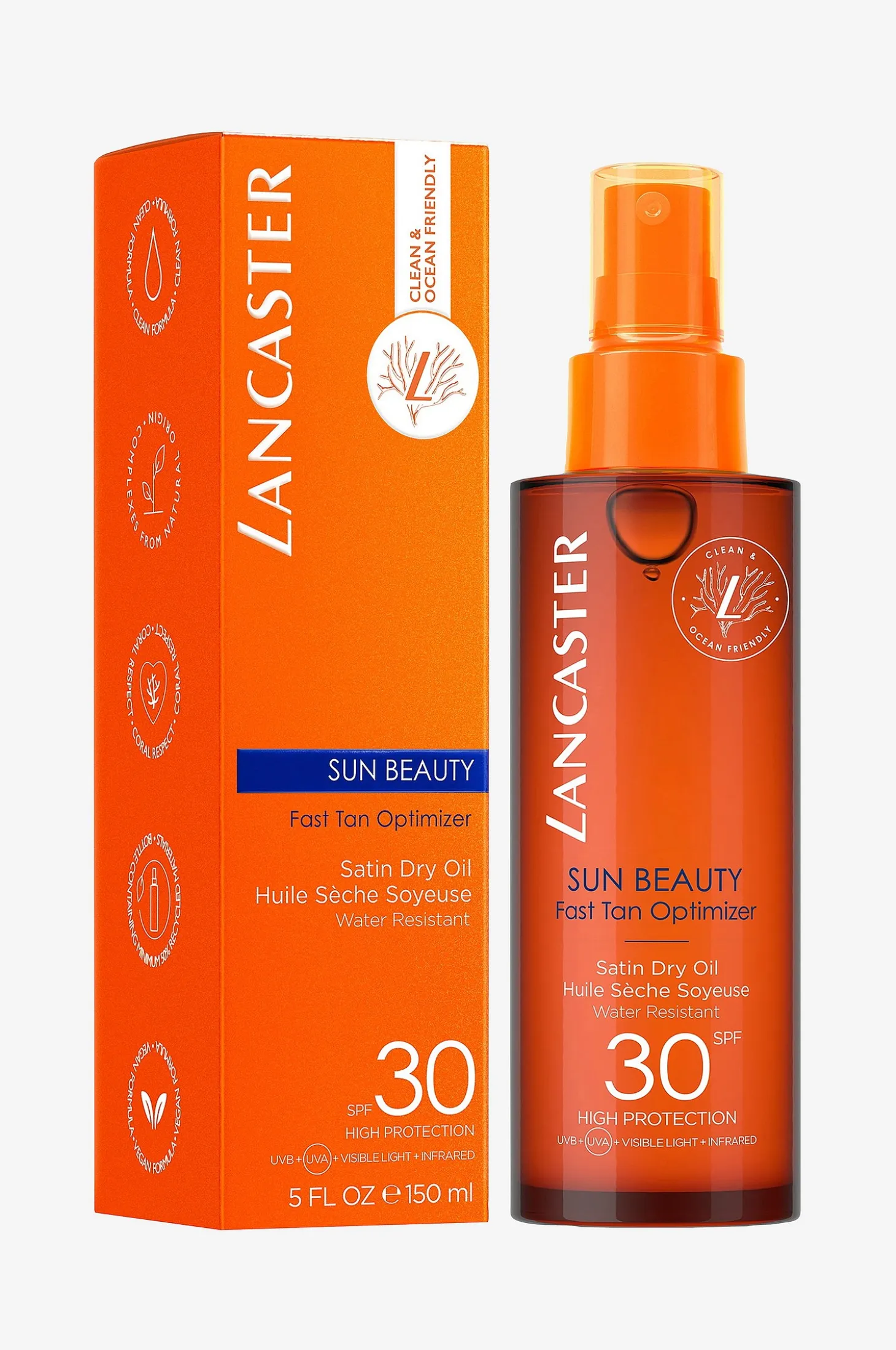 Sun Care Face & Body Satin Dry Oil SPF30 150 ml