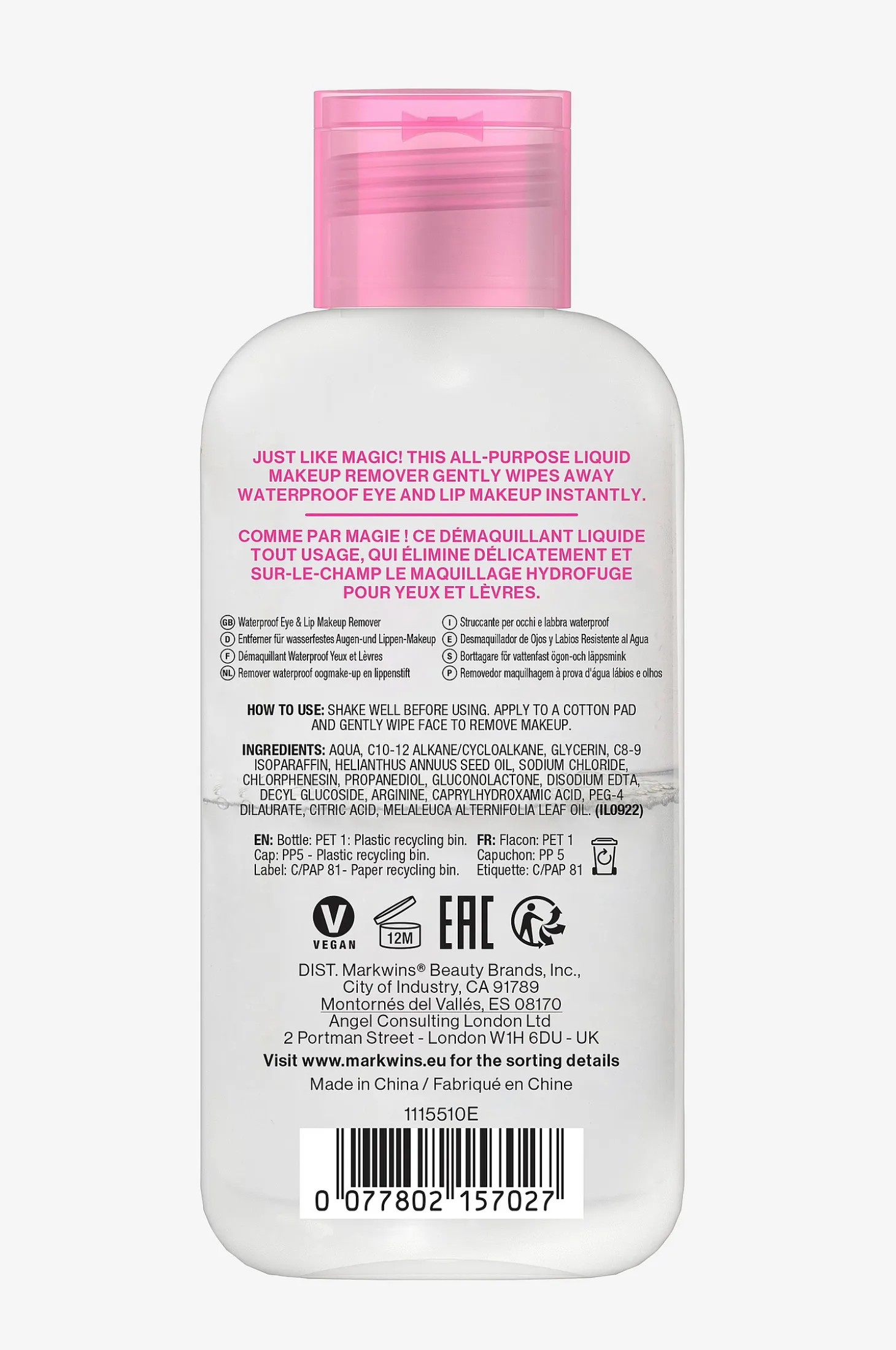 TA-DA! Eraser Eye and Lip Makeup Remover