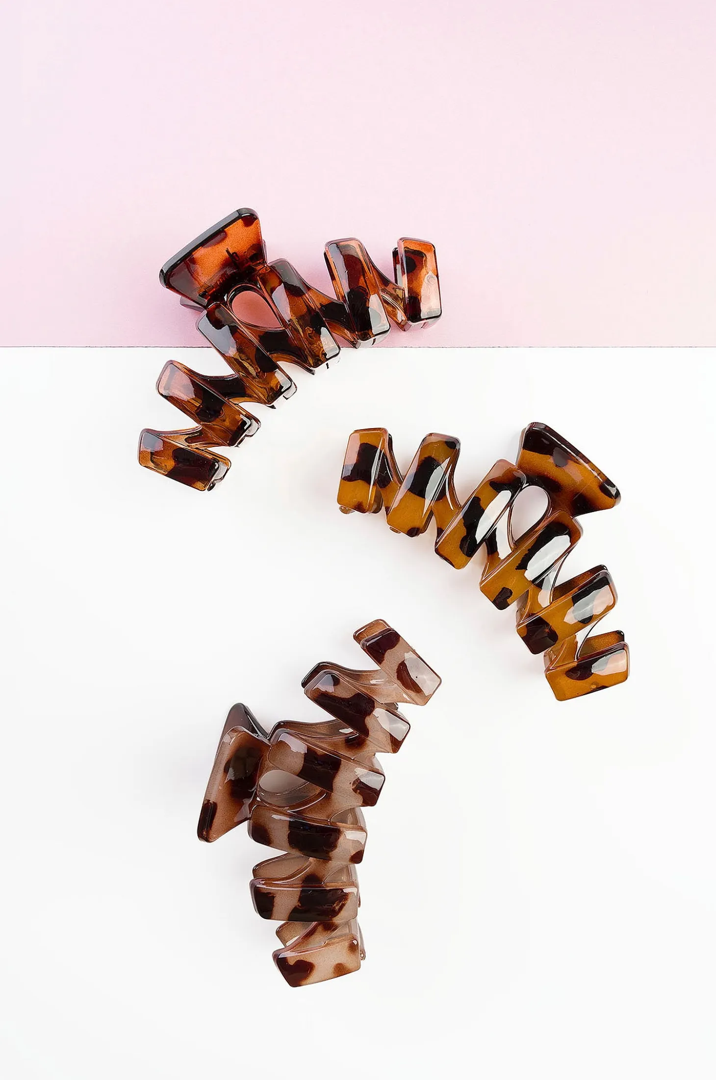 Tortoiseshell Claw Clips - 3 Pack