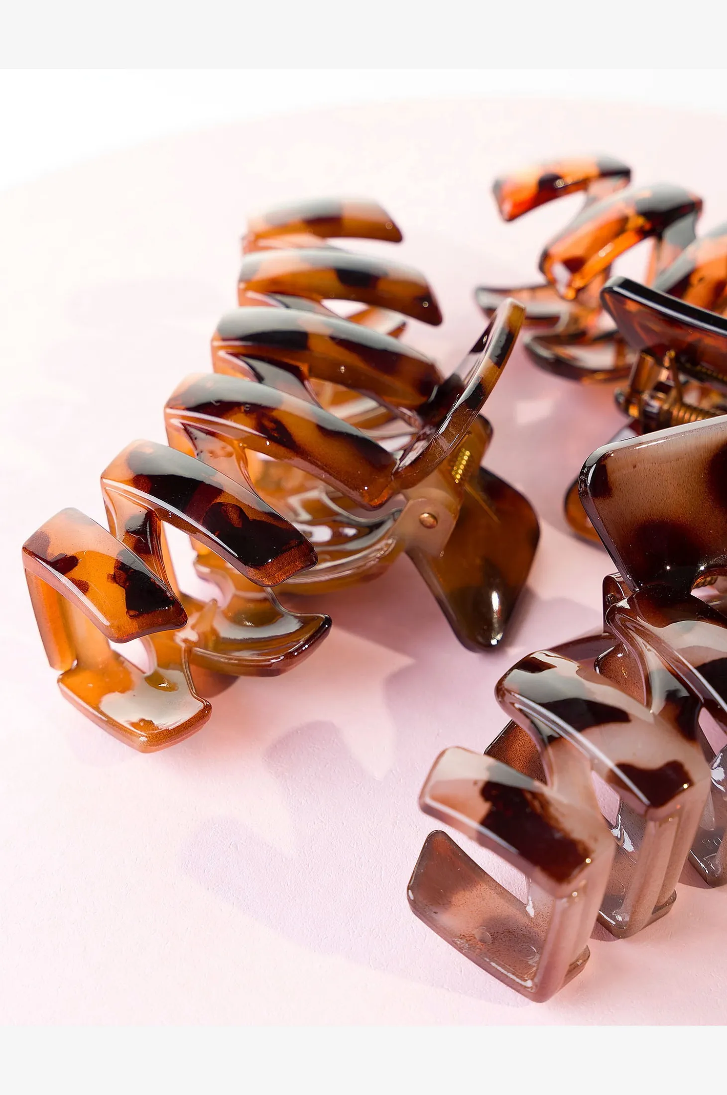 Tortoiseshell Claw Clips - 3 Pack
