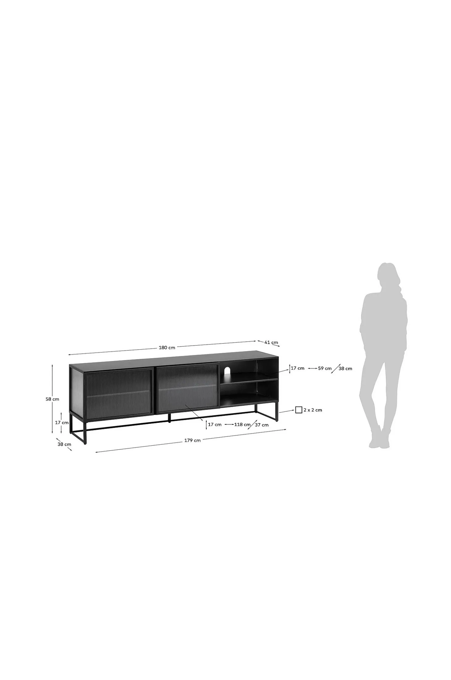 TV-taso Trixie 180 x 58 cm