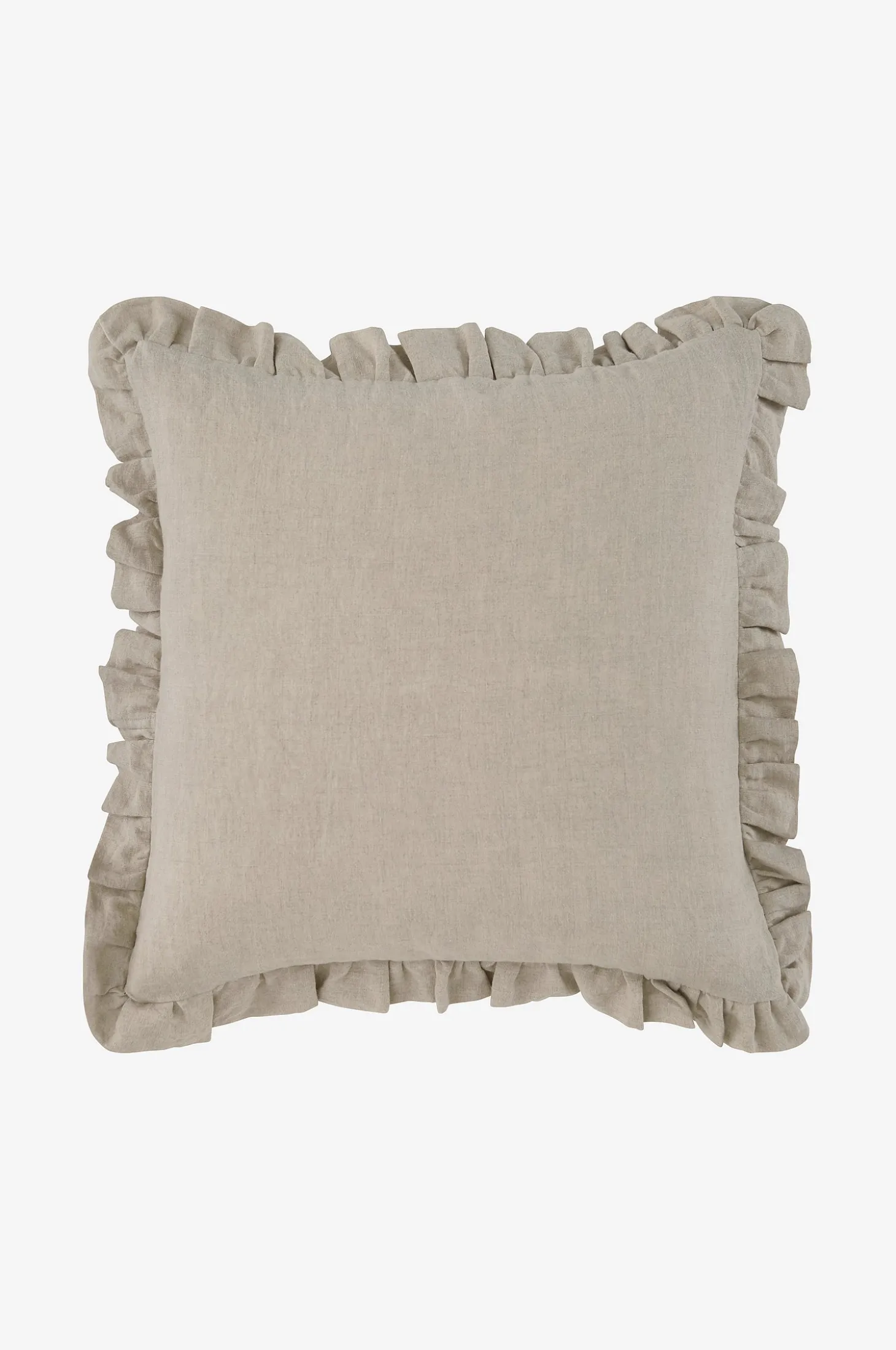 Tyynynpäällinen Candice Frill pestyä pellavaa