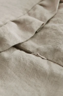 Tyynynpäällinen Candice Frill pestyä pellavaa