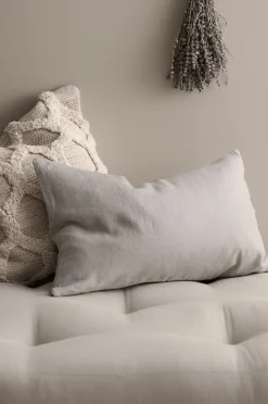 Tyynynpäällinen Candice Zip pestyä pellavaa, 40x60 cm