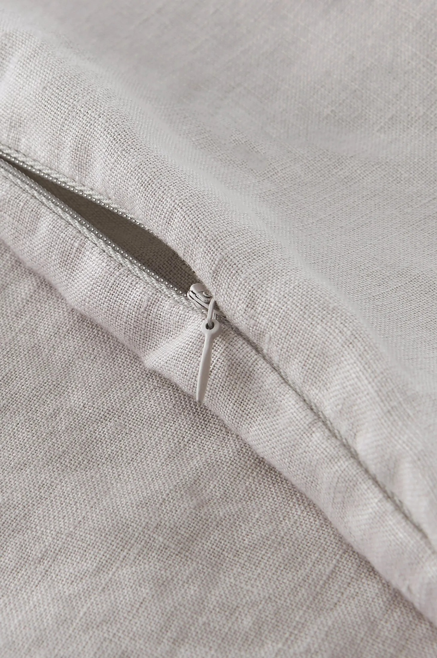 Tyynynpäällinen Candice Zip pestyä pellavaa, 40x60 cm