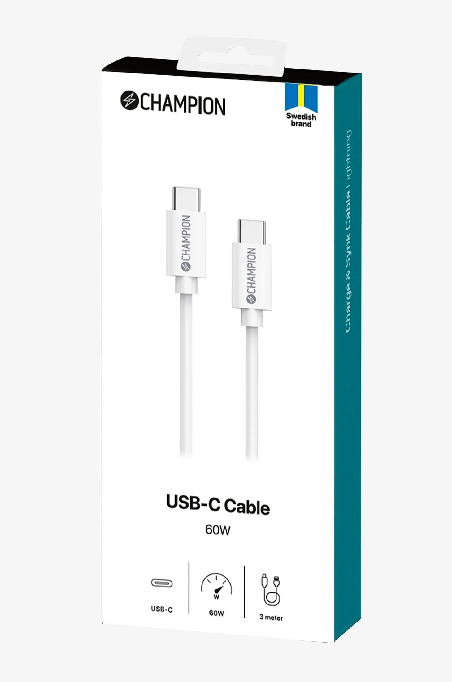 USB-C-kaapeli 60W 3 m