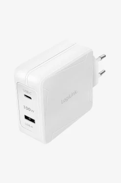 USB-laturi 1 x USB-C PD 1 x USB-A 100 W