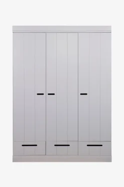 Vaatekaappi Connect, jossa struktuuripinta K195 x L140 x S53