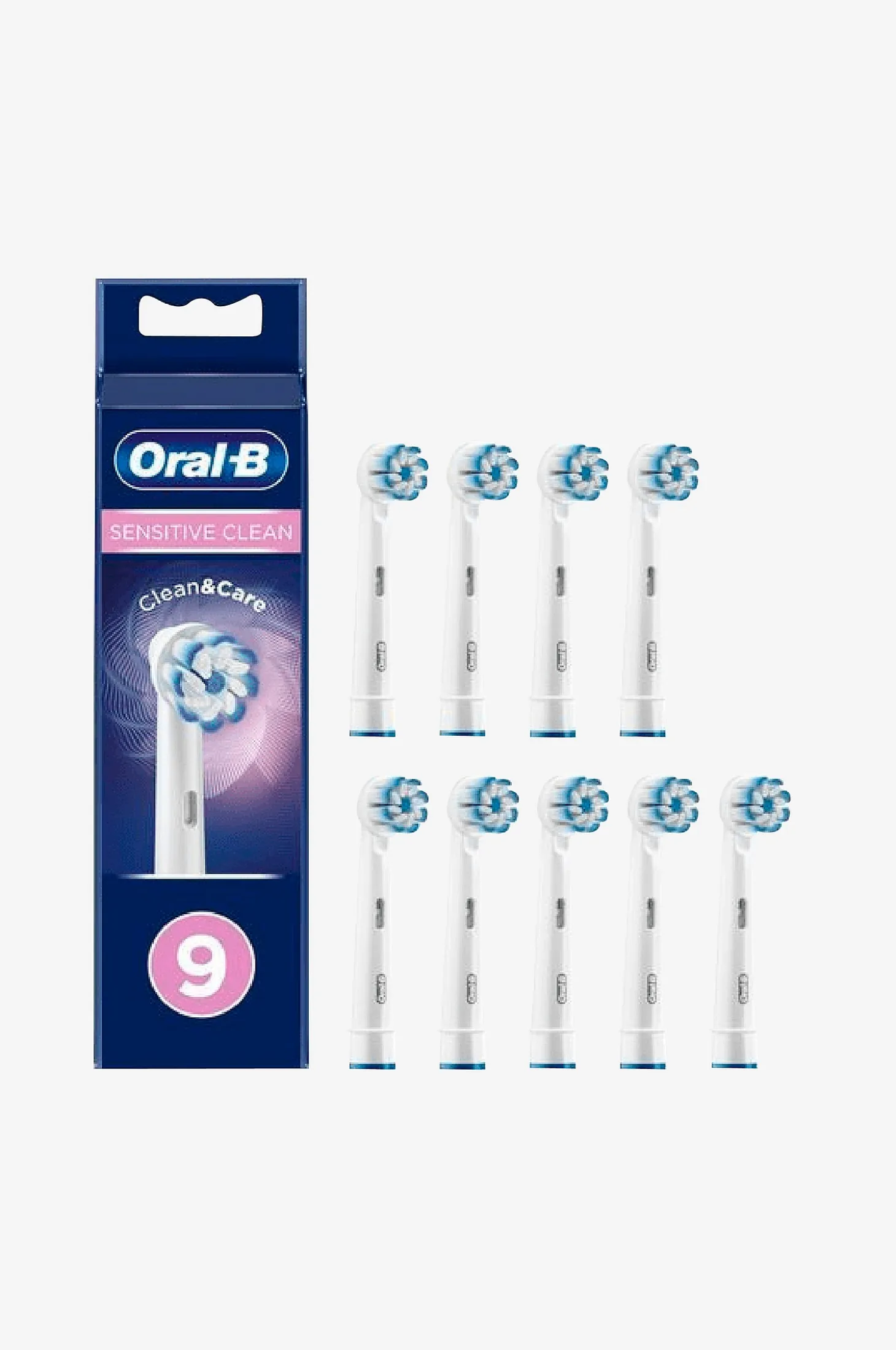 Vaihtoharjat Sensitive Clean & Care 3+3+3 kpl