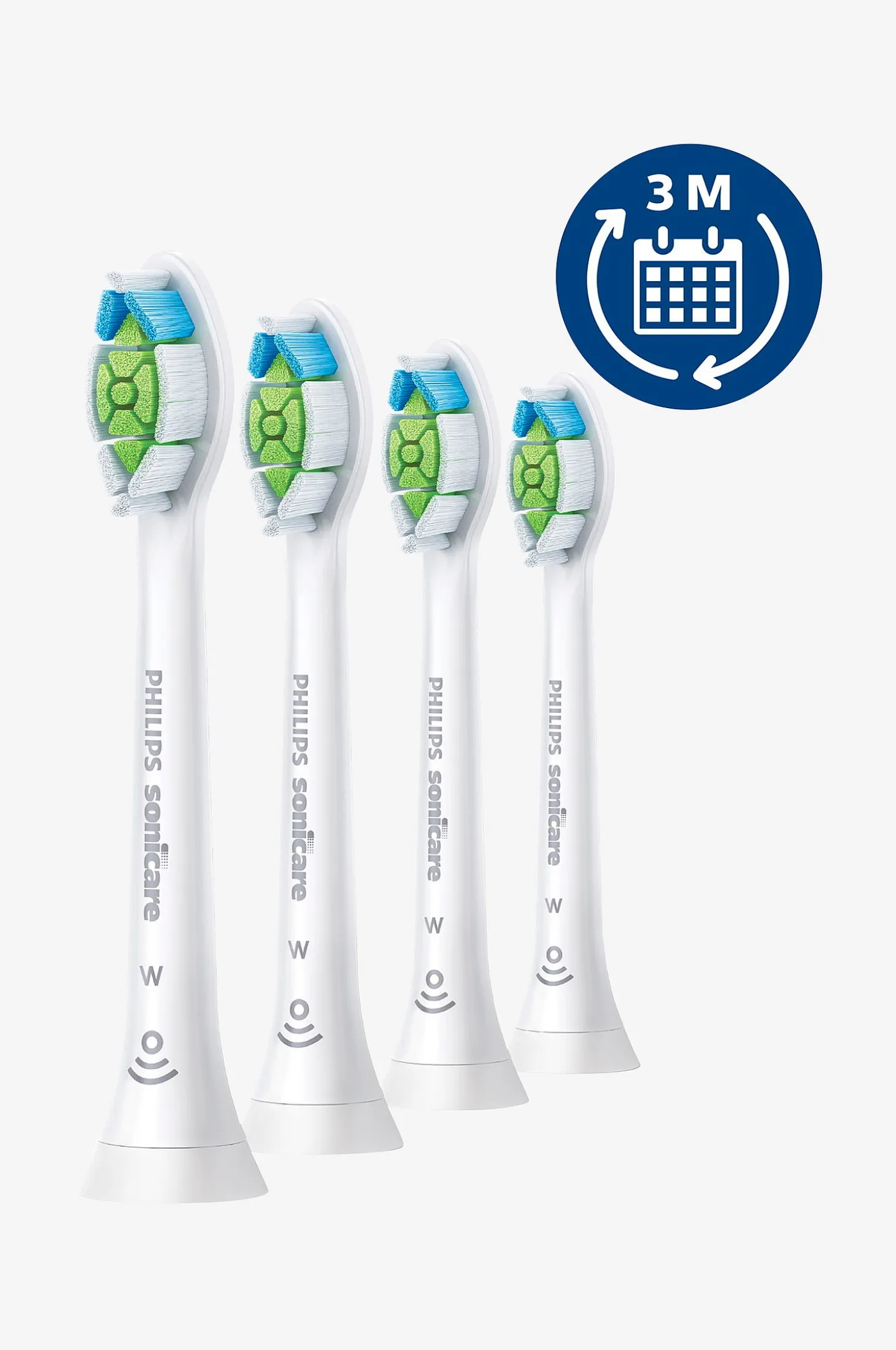 Vaihtoharjat Sonicare W2 Optimal HX6064/10, 4 kpl