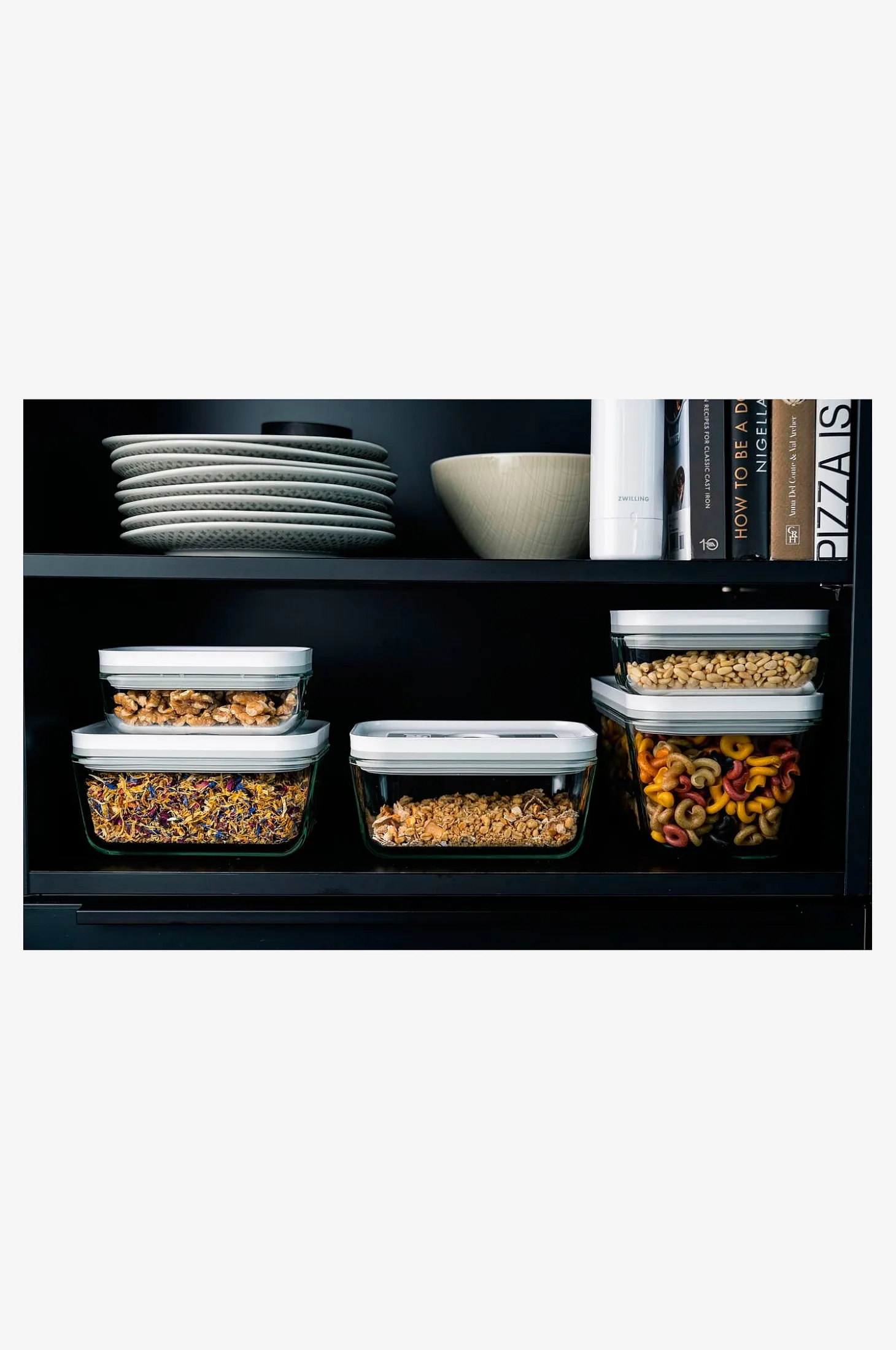 Vakuumirasiat Set Fresh & Save 3 kpl S, M ja L Lasia