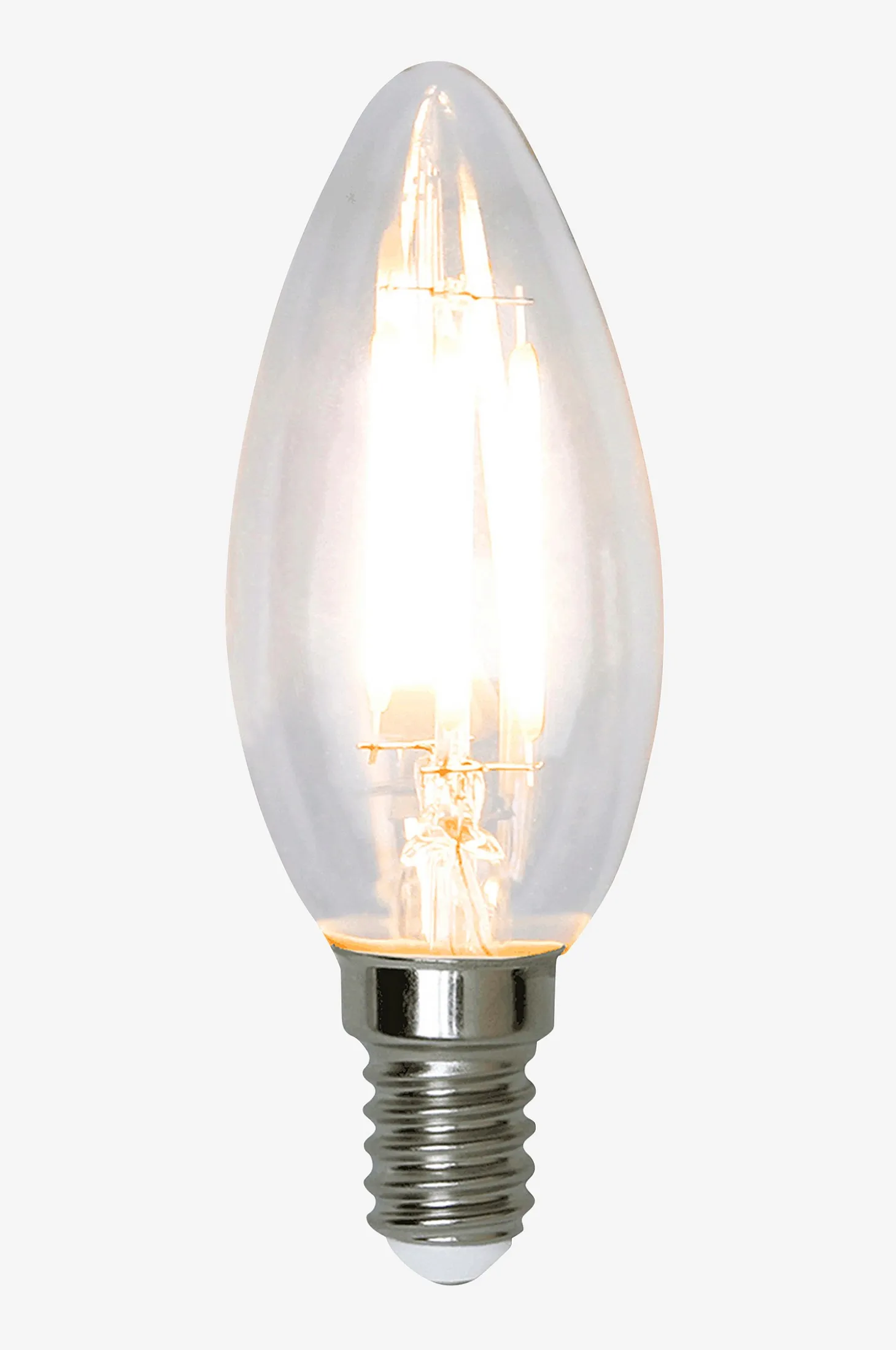 Valonlähde E14 LED Filament, kynttilälamppu, kirkas 4,2 W