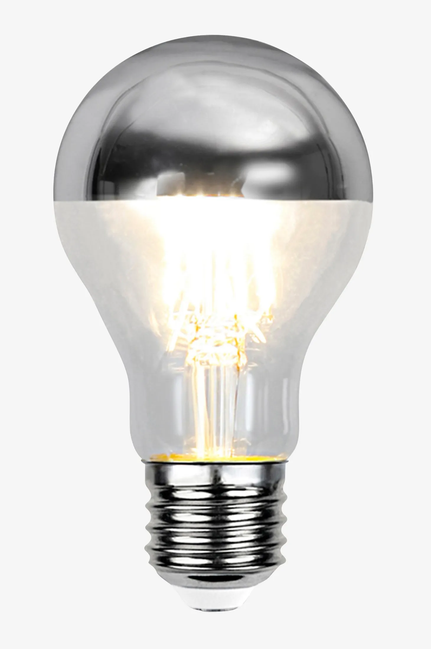 Valonlähde E27 LED, hopeanvärinen kärkipeili 4 W