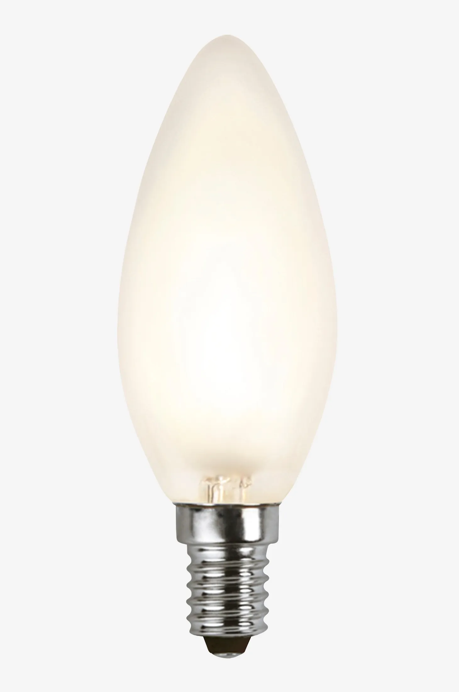 Valonlähde E14 LED, kynttilälamppu huurrelasi 4 W