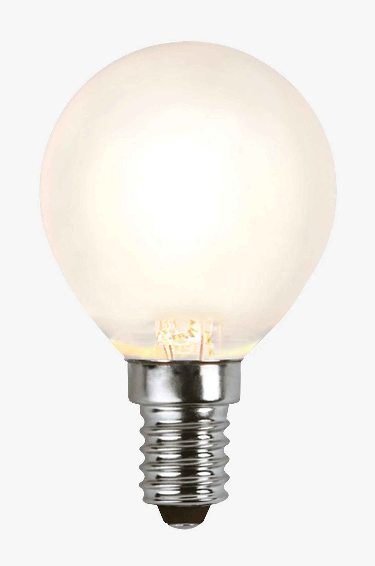 Valonlähde E14 LED, pallolamppu huurrelasi 4 W