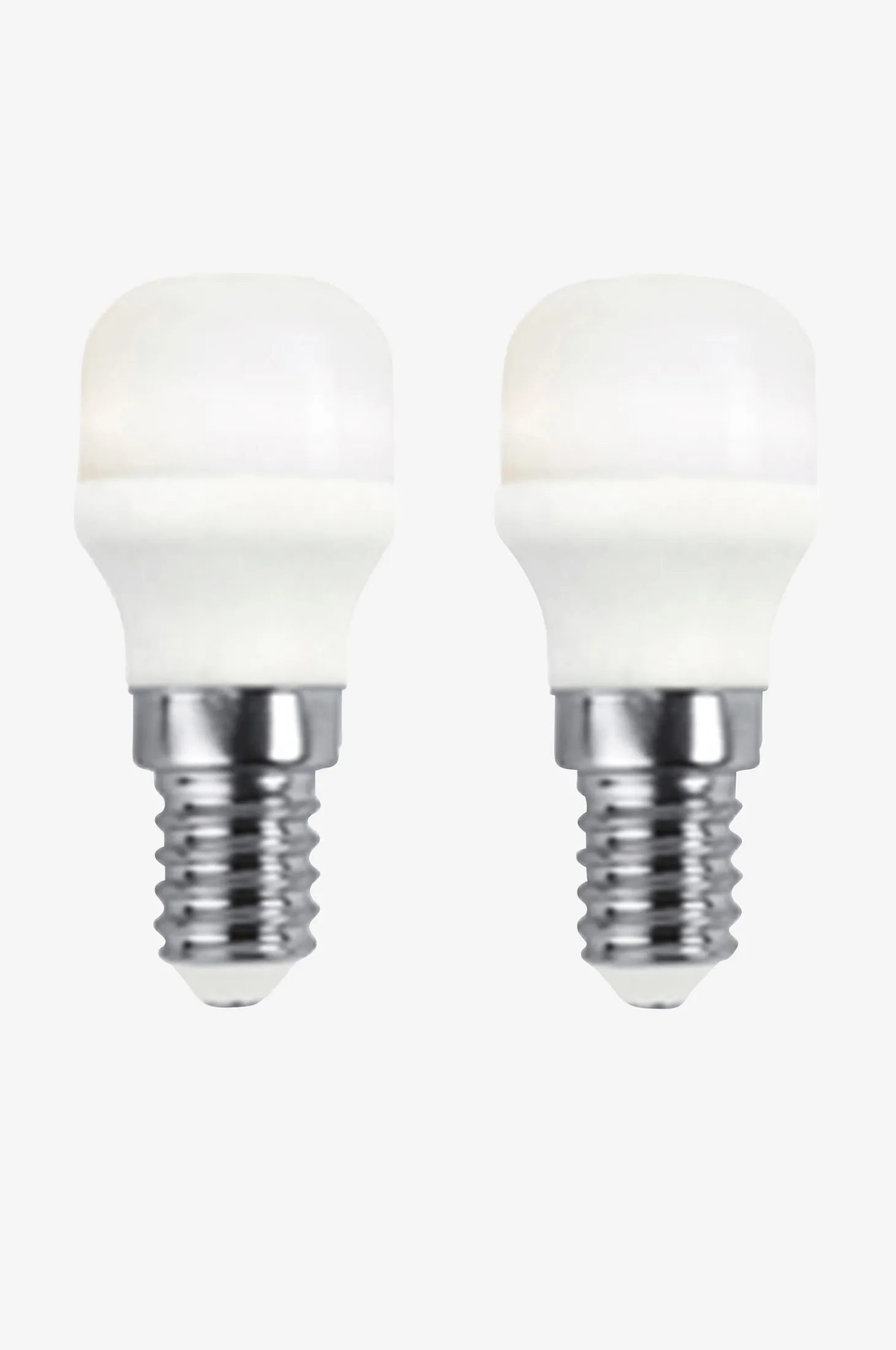 Valonlähteet E14, LED päärynä matta 1,5 W, 2/pakk.