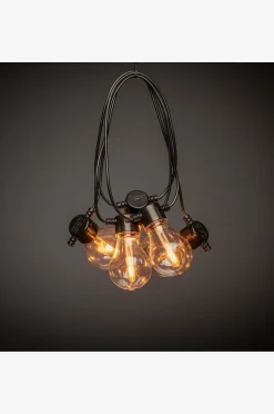 Valosarja B/O, 10 LED-lamppua, aurinkopaneeli