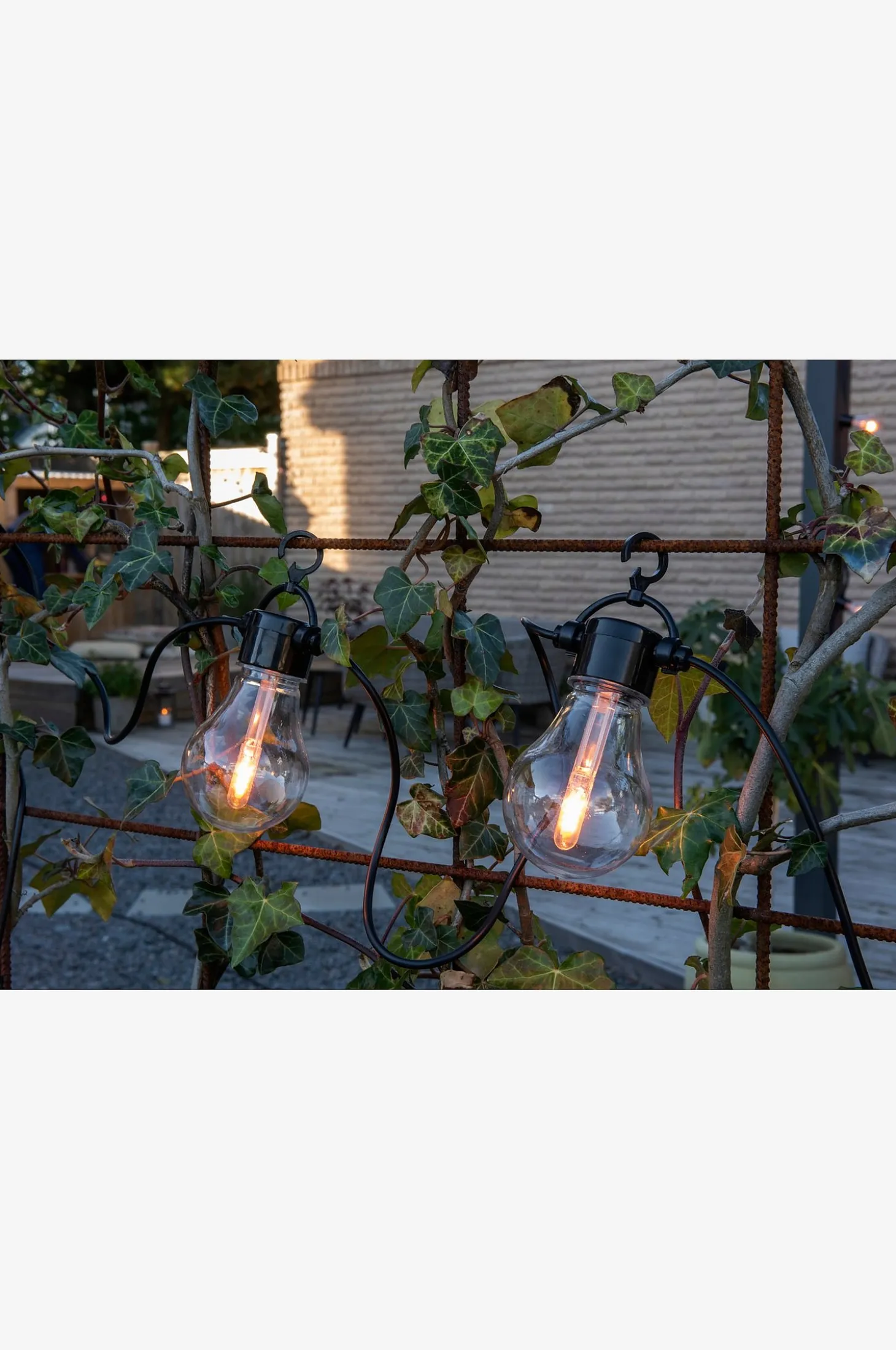 Valosarja B/O, 10 LED-lamppua, aurinkopaneeli