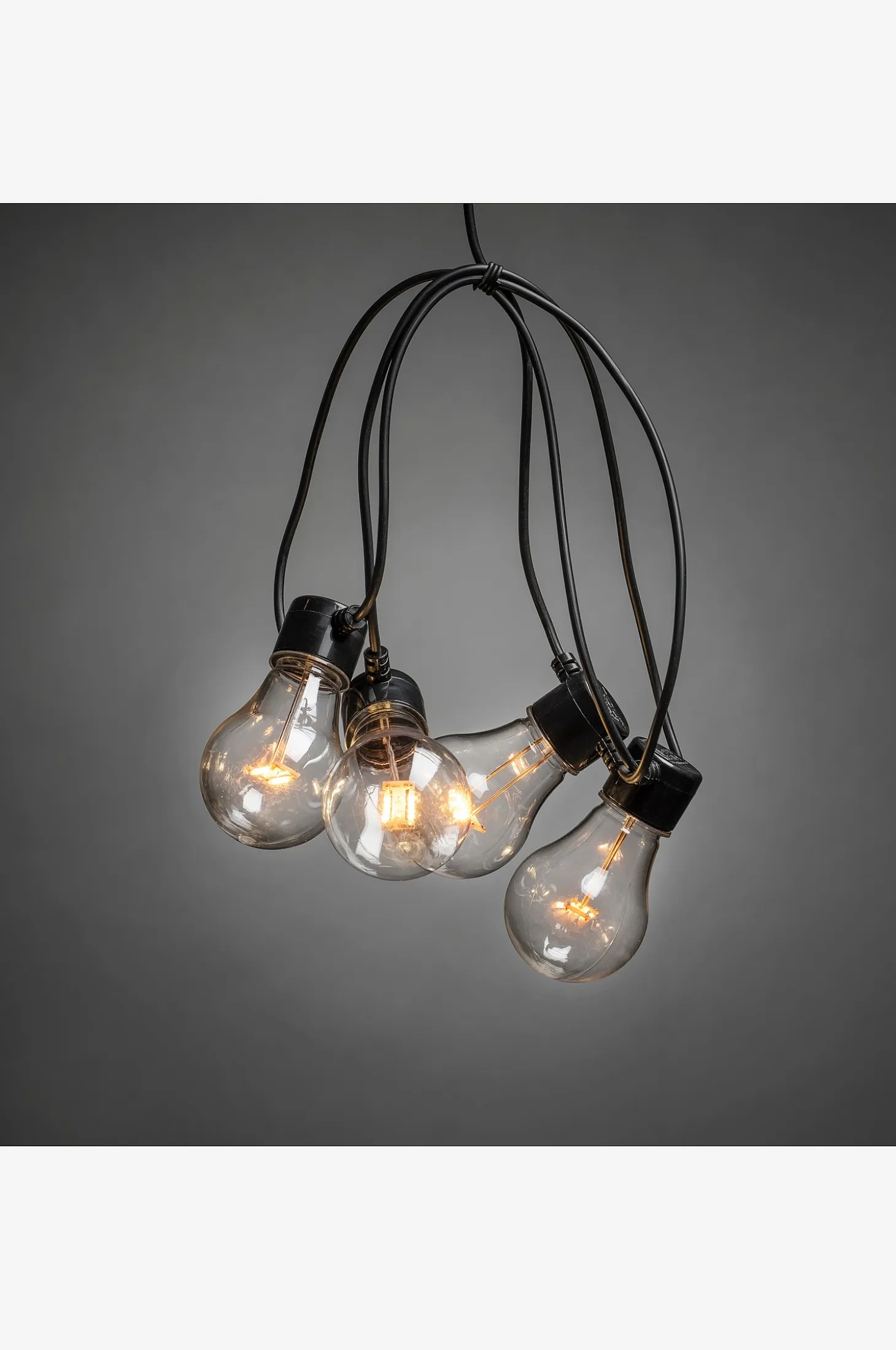 Valosarja 5 cl. lamppuja, B/O, LED 200cm.