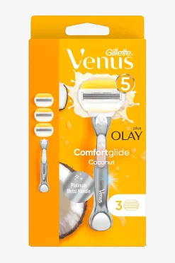 Varsiterä Comfortglide Coconut + Olay-vaihtoterät, 3 kpl