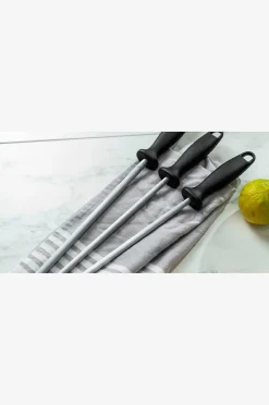 Veitsenteroitin / teroituspuikko metallia, 26 cm