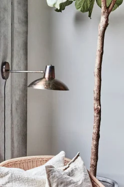 Vägglampa, HDDesk, Antik brun