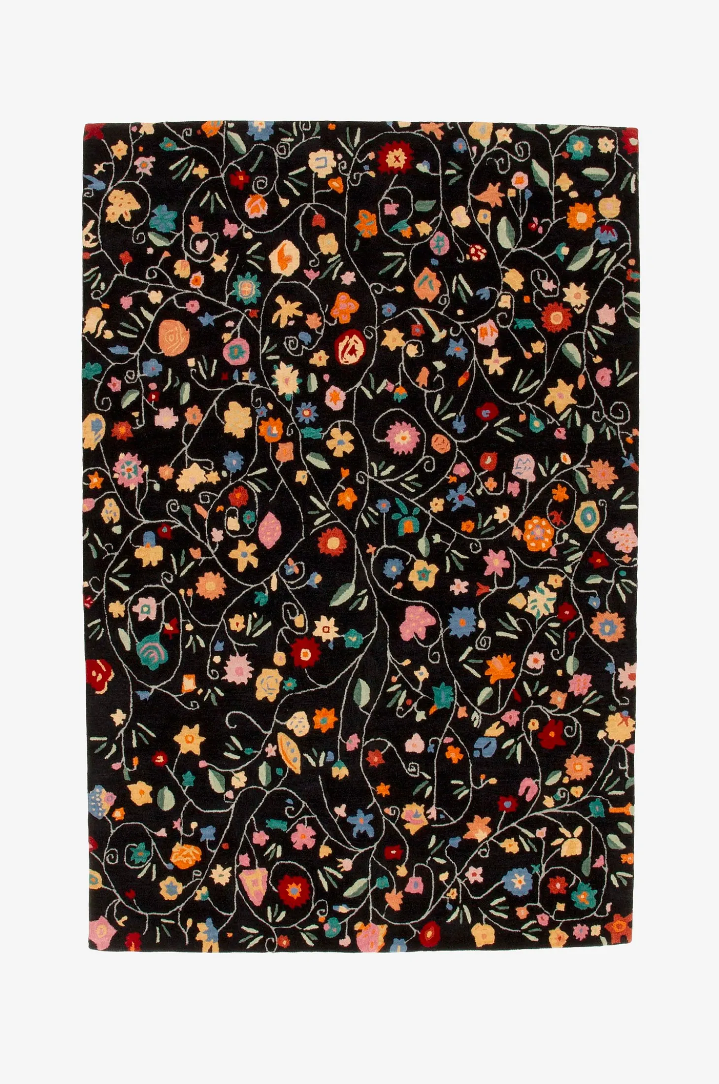 Villamatto Botanica Musta 201x301