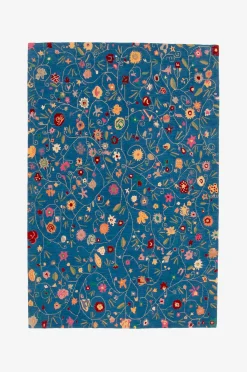 Villamatto Botanica Sininen 200x300