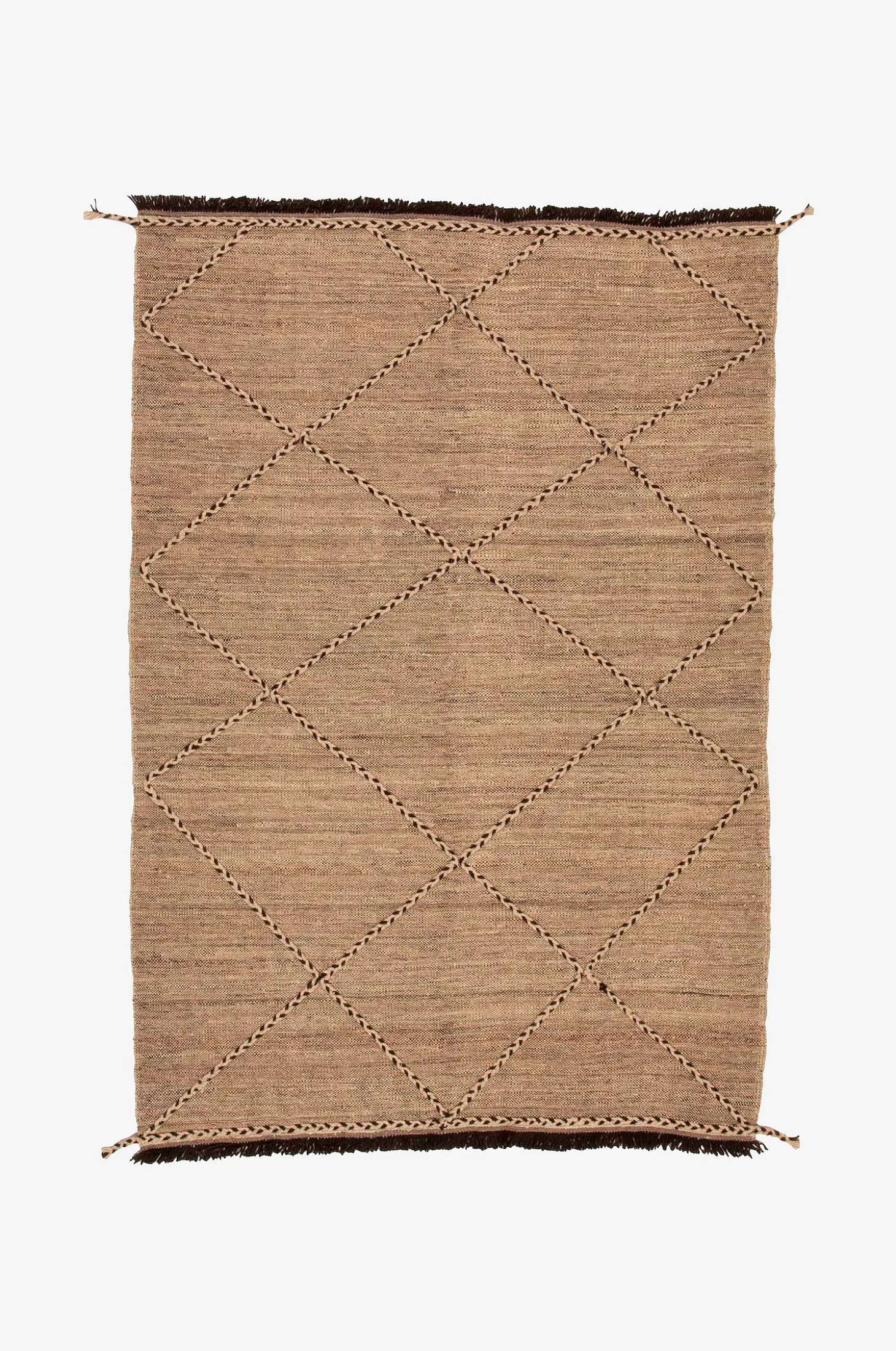 Villamatto Kilim Moroccan Design Luonnollinen 199x283