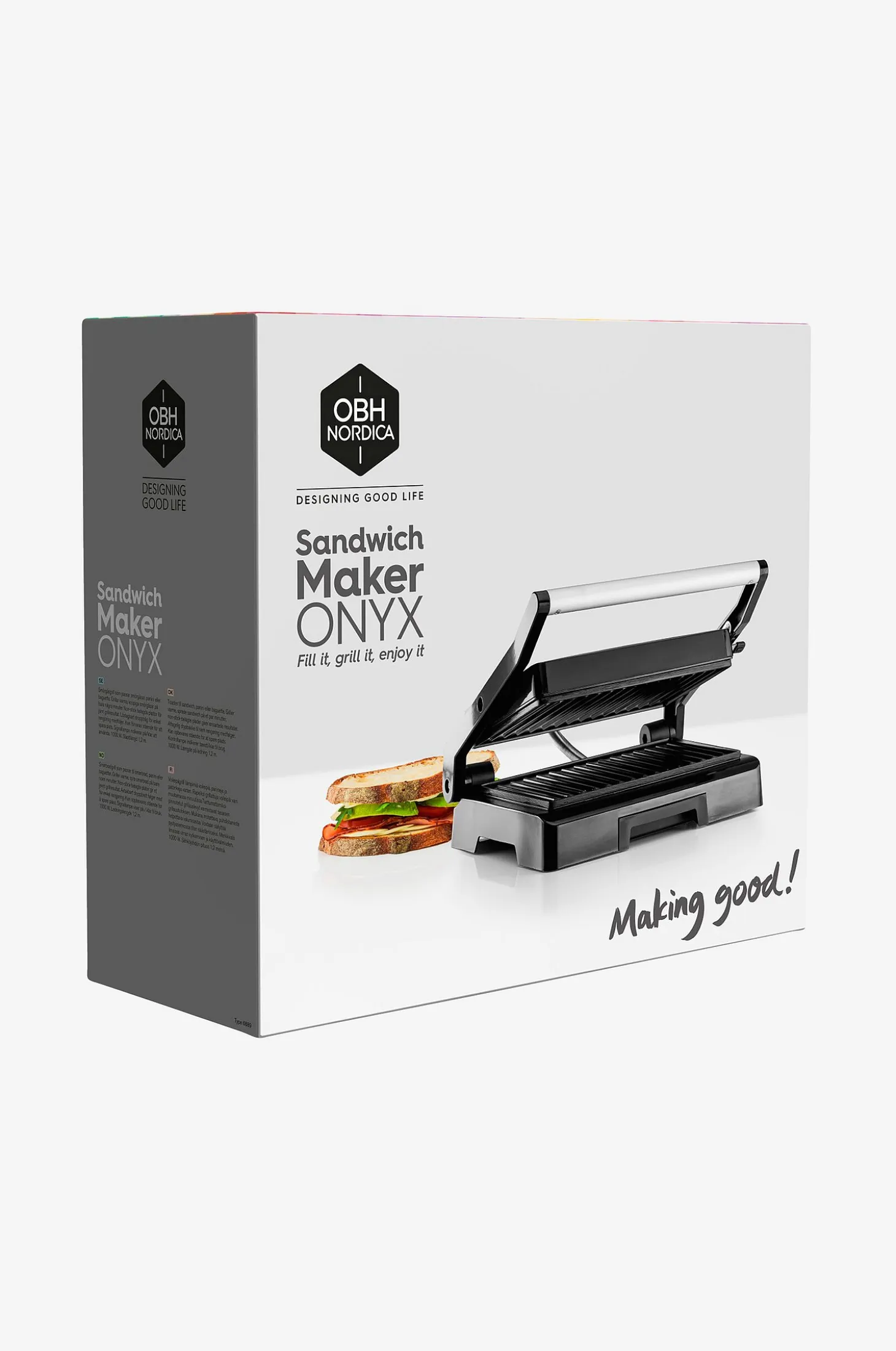 Voileipägrilli Onyx Panini 1000 W 6889