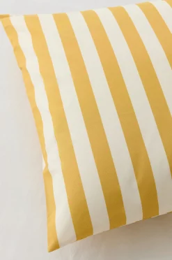 Vuodevaatesetti Crystal Stripe puuvilla percale 2 tai 3 kappaletta