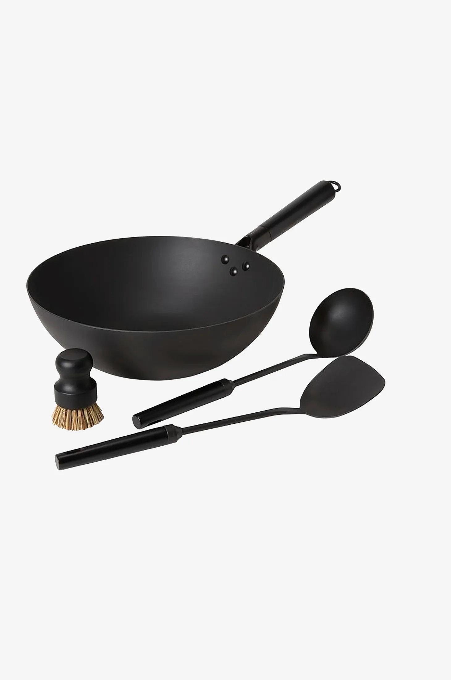 Wok-setti Kolstål